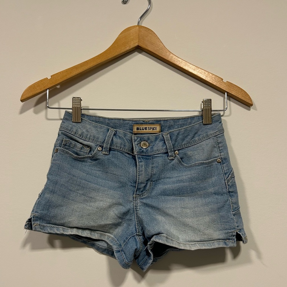 Blue spice Jean shorts